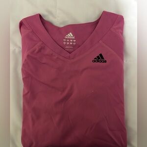 Adidas pink long sleeve